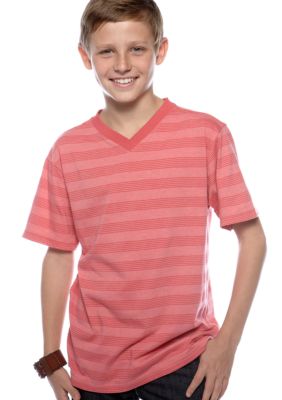 Red Camel Boys&reg; Razor Stripe V-Neck Boys 8-20