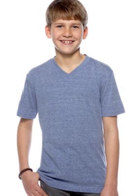 Red Camel Boys&reg; Tri Blend Solid V-Neck Tee Boys 8-20