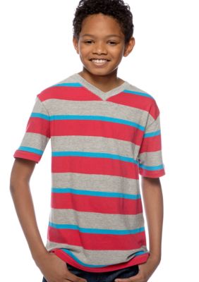 Red Camel Boys&reg; Rugby Tone Stripe Tee Boys 8-20