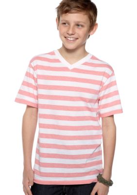 Red Camel Boys Overdyed Stripe Tee Boys 8-20