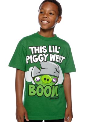 Angry Birds This Little Piggy Tee Boys 8-20