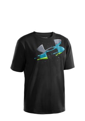 Under Armour Big Logo Splat Tee Boys 8-20