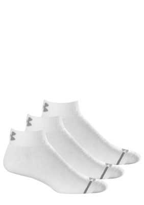 Under Armour&reg; 3 Pk Low Cut Sock Boys 8-20