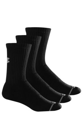 Under Armour 3 Pk Crew Sock Boys 8-20