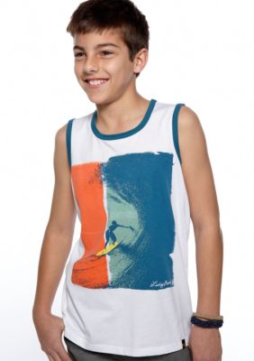 Lucky Brand Surfs up Tank Boys 8-20