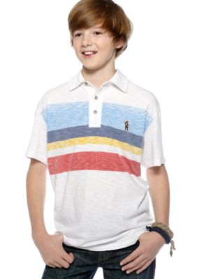 Lucky Brand Surfs Up Polo Boys 8-20