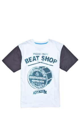 Lucky Brand Beat Shop Tee Boys 8-20