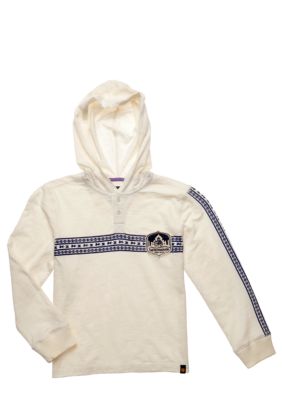 Lucky Brand Taj Popover Hoodie Boys 4-7