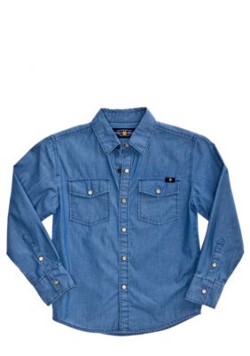 Lucky Brand Malibu Chambray Shirt Boys 4-7