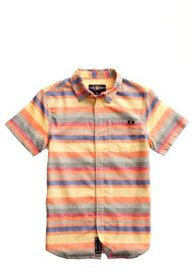 Lucky Brand Coba Striped Woven Shirt Boys 8-20