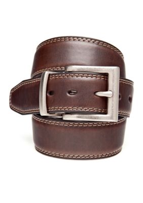 J Khaki 30MM Reversible Stitched Belt Boys 4-20