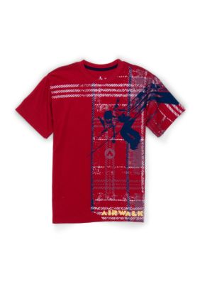 Airwalk Plaid Skater Tee - Boys 8-20