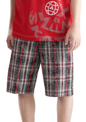 Airwalk Plaid Short - Boys 8-20