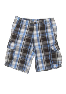 Airwalk Plaid Cargo Short - Boys 4-7