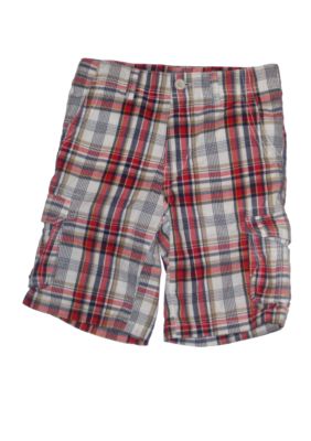 Airwalk Plaid Cargo Short - Boys 4-7
