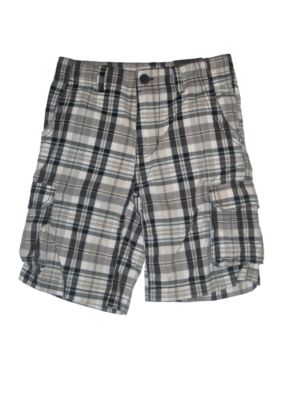 Airwalk Plaid Cargo Short - Boys 4-7