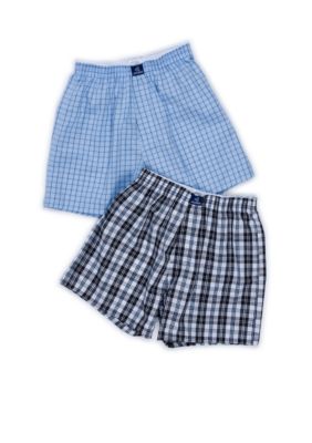 Jockey 2 Pair Woven Boxer Pack - Boys 8-20