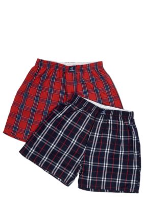 Jockey 2pk Woven Boxer Boys 4-7
