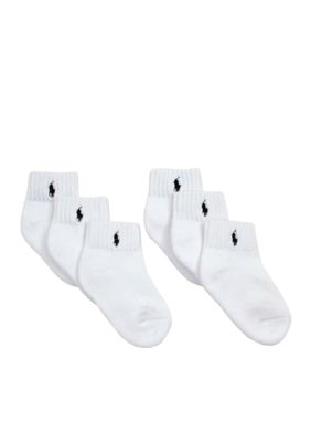 Ralph Lauren Childrenswear 6pk Athletic Sport Socks