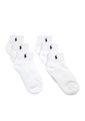 Ralph Lauren Childrenswear 6pk Athletic Sport Socks