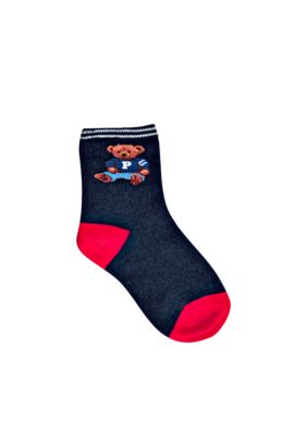 Ralph Lauren Childrenswear Teddy Bear Crew Socks Toddler Boys