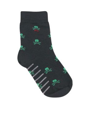 Ralph Lauren Childrenswear Skull Crew Socks Toddler Boys