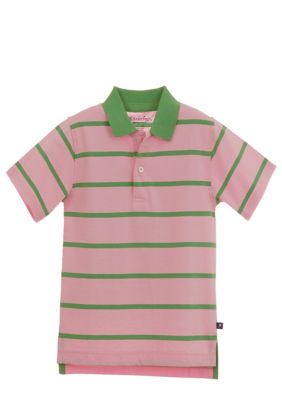 Kitestrings Pique Stripe Polo Shirt Boys 4-7