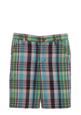Kitestrings Plaid Short Boys 4-7