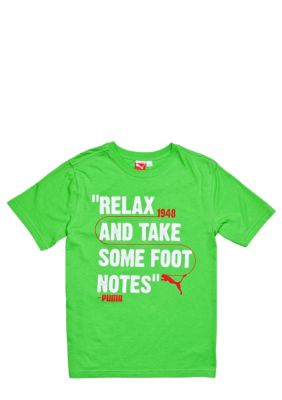 Puma Foot Notes Tee Boys 8-20