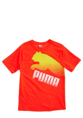 Puma Logo Tee Boys 4-7