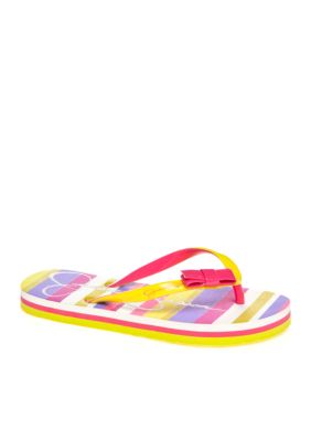 Jessica Simpson Madison Lime Flip Flop Girl Sizes 13-5