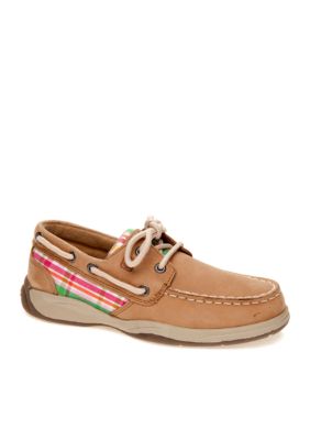 Sperry Top-Sider Intrepid Plaid Boatshoe Girl Sizes 12 - 6.5