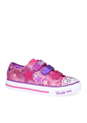 Skechers Twinkle Toes Triple Up Light-up Shoes Girl Sizes 5 Preschool - 5 Youth