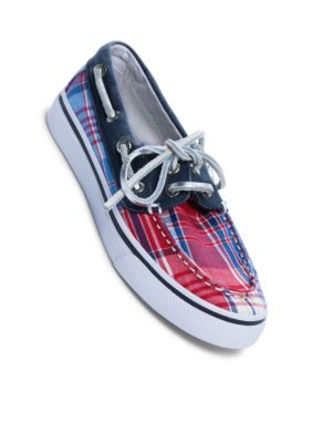 Stride Rite Bahamma Navy/Red Plaid 12.5-5