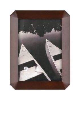 Burnes of Boston Octagon Wood Coffee Bean 5x7 Frame
