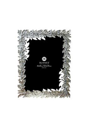 Burnes of Boston Senna Leaf Silver 4x6
