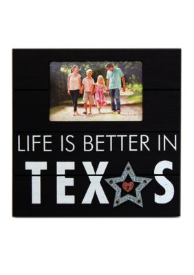 New View Life is Better in Texas 6x4 Frame