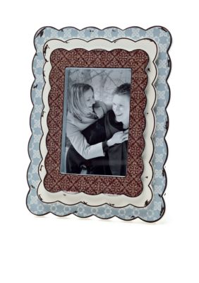 New View Stylish Statements Dainty Fleur Sweet Scallops 4x6 Frame
