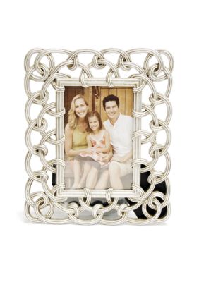 New View&nbsp;&nbsp;Luxe Living Silver Woven Frame