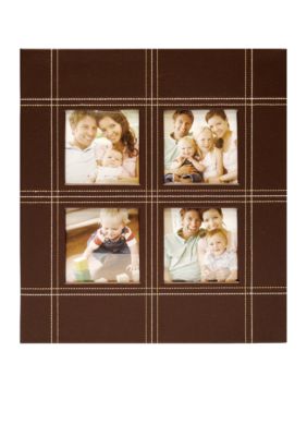 New View Espresso Stitched 5-up 4x6 Photo Album