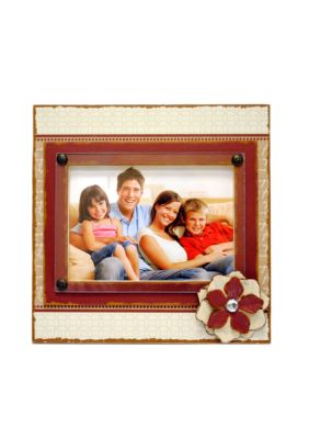New View Antique Elegance Cream and Red 7x5 Frame
