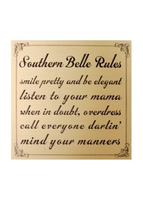 New View Southern Lady Plaque