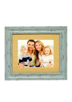 New View Blue Distressed 8x10 Frame