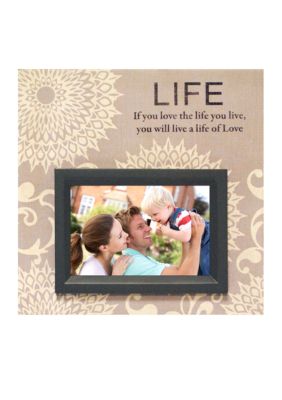 New View Life Canvas 4x6 Photo Frame