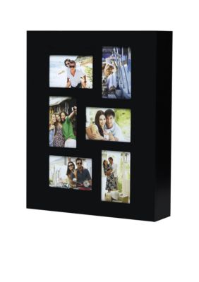 Melannco Black Photo 4x6 Jewelry Cabinet