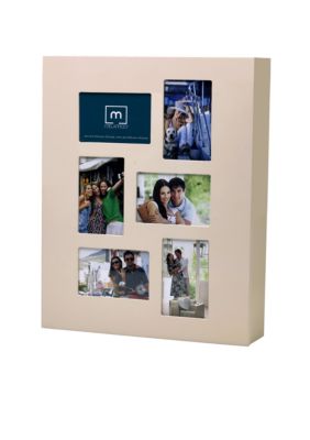 Melannco Cream Photo Jewelry Cabinet