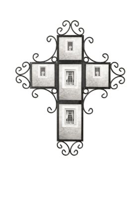 Fetco Home Decor Fetco Home Decor 5-Opening Cross Collage Frame