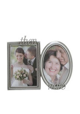 Fetco Home Decor Then & Now Double Frame