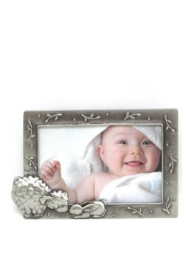 Fetco Home Decor Baby Sheep Pewter 4x6 Frame