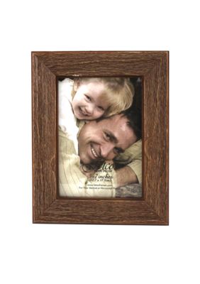 Fetco Home Decor Farmhouse Coffee Wood 5x7 Frame